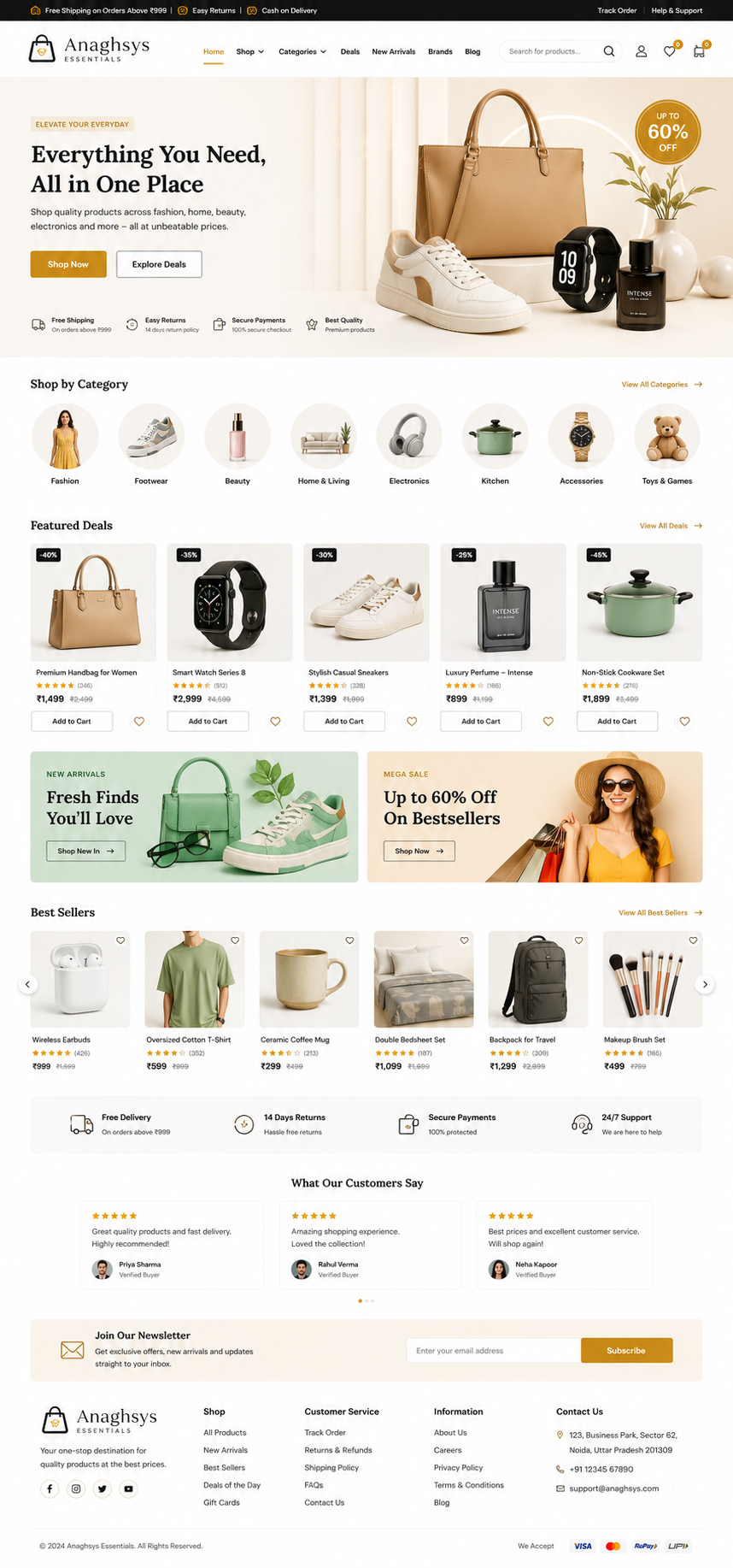 E‑Commerce Multi Vendor preview