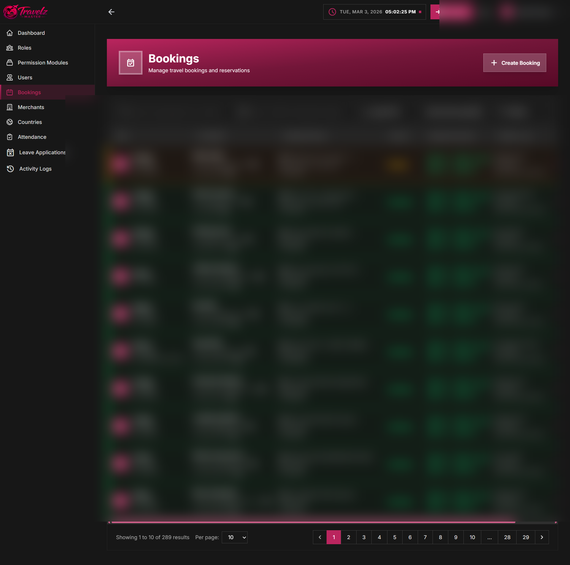 Travel & Booking CRM screenshot 2